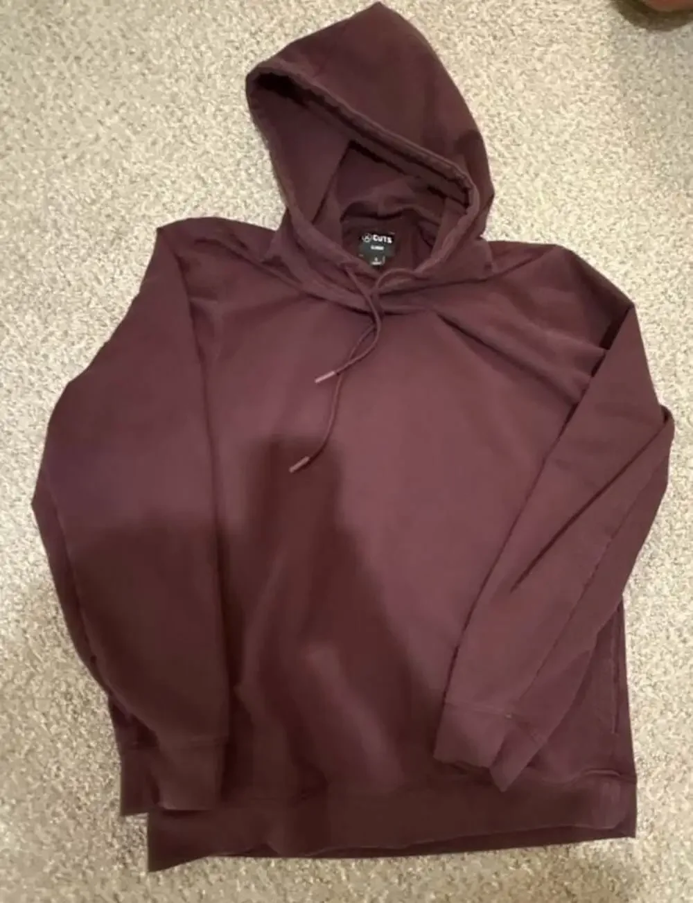 Cuts Hyperloop Hoodie Maroon Size Large